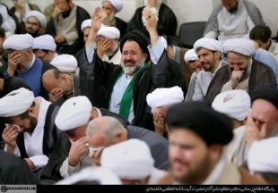 برگزاري مراسم عزاداري امام كاظم(ع) با حضور رهبر معظم انقلاب عكس و صوت