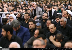 سوگواري شهادت اميرالمؤمنين با حضور رهبرانقلاب