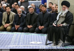 سوگواري شهادت اميرالمؤمنين با حضور رهبرانقلاب