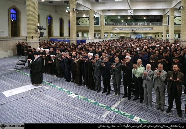 سوگواري شهادت اميرالمؤمنين با حضور رهبرانقلاب
