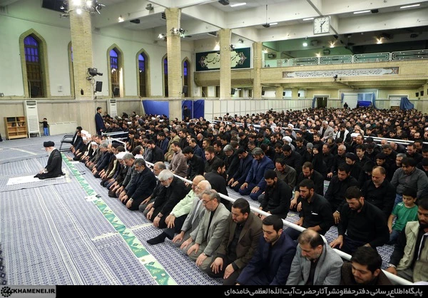 سوگواري شهادت اميرالمؤمنين با حضور رهبرانقلاب