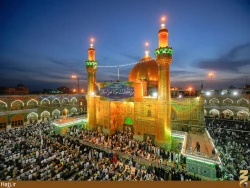 آستان علوي ميزبان ندبه زائران ايراني در شب قدر بود+عكس