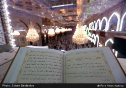 تصاوير احيا شب قدر در حرمين شريفين كربلا