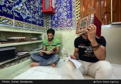 تصاوير احيا شب قدر در حرمين شريفين كربلا