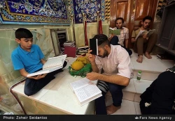 تصاوير احيا شب قدر در حرمين شريفين كربلا