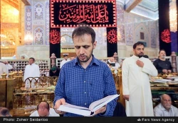 تصاوير احيا شب قدر در حرمين شريفين كربلا