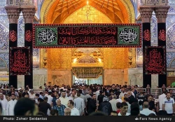 تصاوير احيا شب قدر در حرمين شريفين كربلا