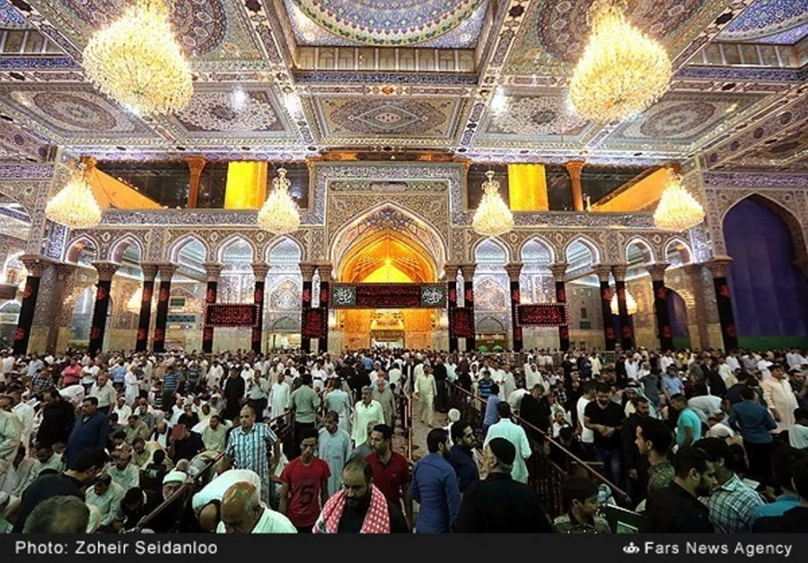 تصاوير احيا شب قدر در حرمين شريفين كربلا