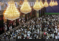تصاوير احيا شب قدر در حرمين شريفين كربلا