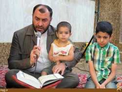 مجلس روضه بِعثه رهبري در سرداب حرم حضرت عباس(ع) برگزار شد +عكس
