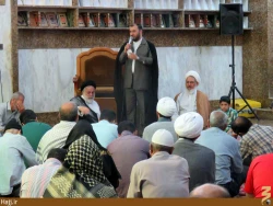 مجلس روضه بِعثه رهبري در سرداب حرم حضرت عباس(ع) برگزار شد +عكس