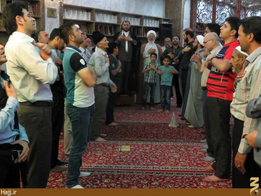 مجلس روضه بِعثه رهبري در سرداب حرم حضرت عباس(ع) برگزار شد +عكس