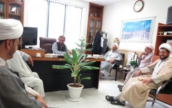 ديدار صميمانه پرسنل بِعثه رهبري با سرپرست حج و زيارت خراسان رضوي