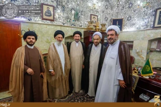 نماینده بِعثه رهبری در نجف با تولیت آستان علوی دیدار کرد