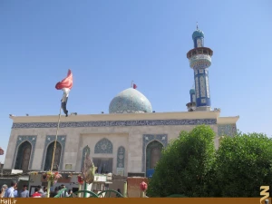 حضور مسئولین بِعثه رهبری در برنامه روایتگری مرقد جناب حر+عکس