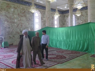 حضور مسئولين بِعثه رهبري در برنامه روايتگري مرقد جناب حر+عكس