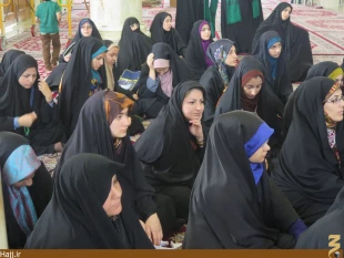 حضور مسئولين بِعثه رهبري در برنامه روايتگري مرقد جناب حر+عكس