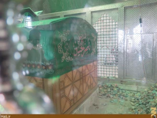 حضور مسئولين بِعثه رهبري در برنامه روايتگري مرقد جناب حر+عكس