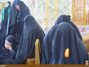 حضور مسئولين بِعثه رهبري در برنامه روايتگري مرقد جناب حر+عكس