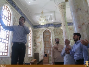 حضور مسئولين بِعثه رهبري در برنامه روايتگري مرقد جناب حر+عكس
