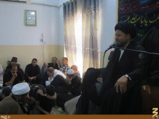 مجلس روضه خواني در منزل آيت الله سيد مرتضي قزويني برگزار شد