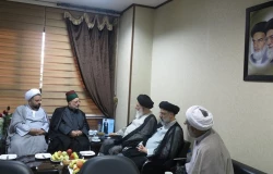 ديدار امام جمعه مشهد و توليت آستان قدس رضوي با توليت عتبه حسيني