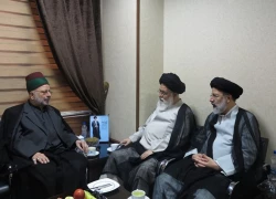 ديدار امام جمعه مشهد و توليت آستان قدس رضوي با توليت عتبه حسيني