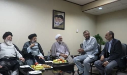 ديدار امام جمعه مشهد و توليت آستان قدس رضوي با توليت عتبه حسيني