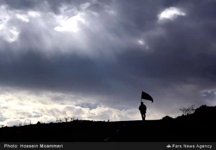 كاروان زائران پياده ميثاق با ولايت عكس
