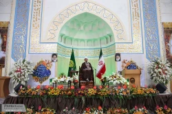 مراسم جشن ميلاد امام رضا (ع) در حرم رضوي با حضور توليت اعتاب مقدسه