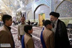 مراسم جشن ميلاد امام رضا (ع) در حرم رضوي با حضور توليت اعتاب مقدسه