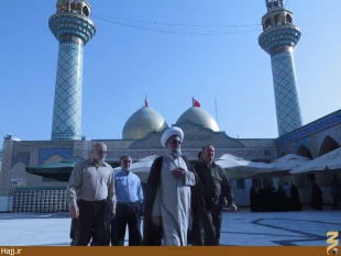 ديدار نماينده بِعثه‌ مقام معظم رهبري با توليت حرم طفلان مسلم(ع)