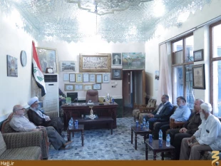 ديدار نماينده بِعثه‌ مقام معظم رهبري با توليت حرم طفلان مسلم(ع)