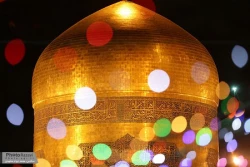 حال و هواي حرم مطهر رضوي در شب ميلاد حضرت معصومه(س) همراه با تصاوير