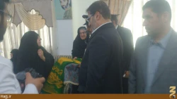 خادمان امام رضا(ع) با خانواده شهيدان منا در مازندران ديدار كردند