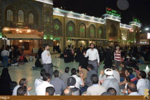وداع دانشجویی در بین الحرمین بهشتی+عکس