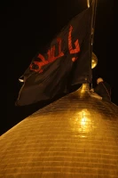 تعويض پرچم حرم حضرت اباعبدالله الحسين