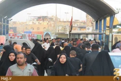 مراسم تعويض پرچم حرم مطهر امام حسين(ع) +تصاوير