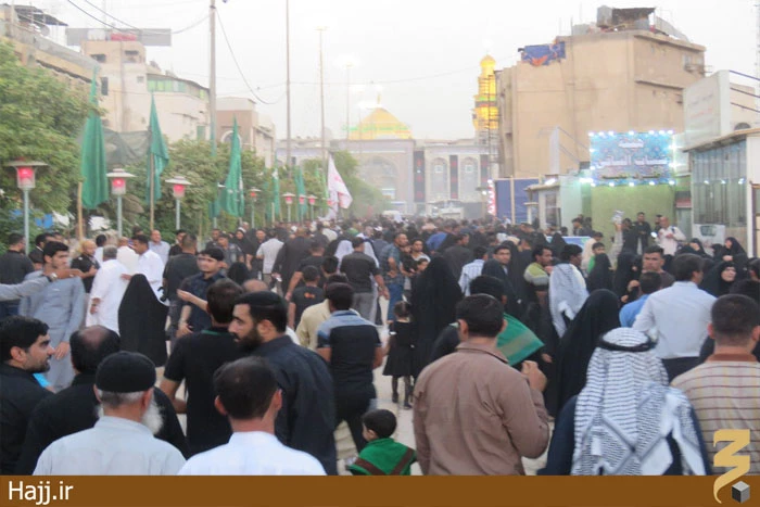 مراسم تعويض پرچم حرم مطهر امام حسين(ع) +تصاوير