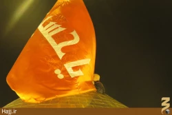 مراسم تعويض پرچم حرم مطهر امام حسين(ع) +تصاوير