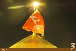 مراسم تعويض پرچم حرم مطهر امام حسين(ع) +تصاوير