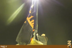 مراسم تعويض پرچم حرم مطهر امام حسين(ع) +تصاوير