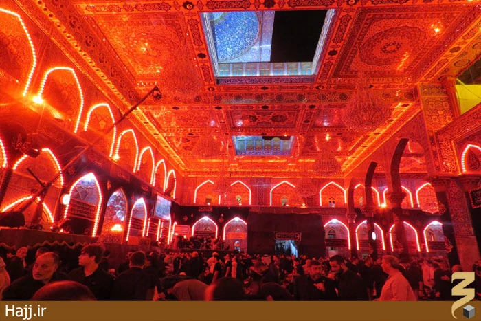 مراسم تعويض پرچم حرم مطهر امام حسين(ع) +تصاوير