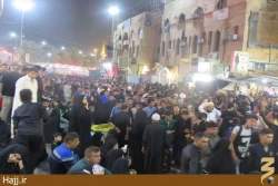 مراسم تعويض پرچم حرم مطهر امام حسين(ع) +تصاوير
