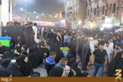 مراسم تعويض پرچم حرم مطهر امام حسين(ع) +تصاوير