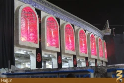 مراسم تعويض پرچم حرم مطهر امام حسين(ع) +تصاوير