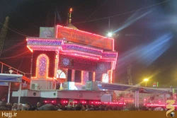 مراسم تعويض پرچم حرم مطهر امام حسين(ع) +تصاوير