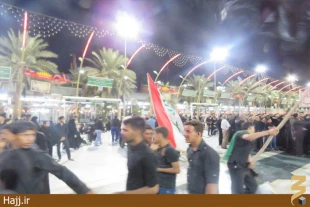 شب سوم محرم در كربلا  گزارش تصويري