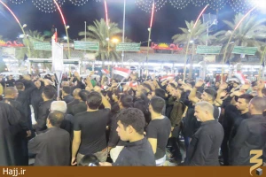 شب سوم محرم در کربلا  گزارش تصویری