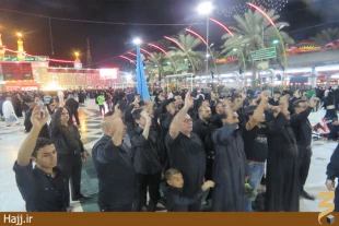 شب سوم محرم در كربلا  گزارش تصويري